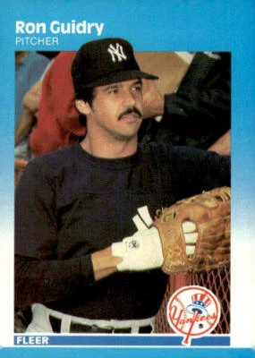 1987 Fleer #100 Ron Guidry New York Yankees - Image 1 of 2