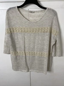 TU Womens Cream Thin Knit Jumper Size 22 - Picture 1 of 6