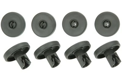Electrolux 50286965004 Lot de 8 roulette inferieure grise FAURE ZANUSSI ARTHUR
