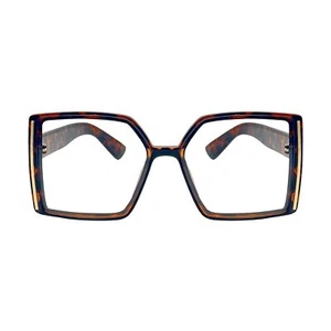 Oversized Square Reading Glasses Blue Light Blocking Big Frame Readers for Wome - Picture 1 of 7