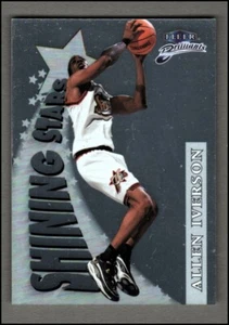1998-99 Fleer Brilliants Shining Stars #8 Allen Iverson - NM-MT - Picture 1 of 2