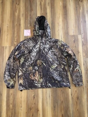 Game Winner Jacket Mens Large Brown Mossy Oak Breakup Camo Snap Up Full Zip Coat - Image 1 of 4