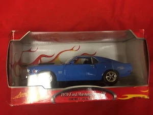 American Graffiti 1:24 ~ 1970 Ford Mustang Boss 429 ~ blau ~ Motormax - Bild 1 von 3
