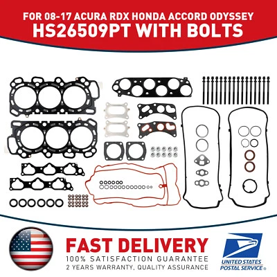 Juego de pernos de junta de culata HS26509PT aptos para Honda Accord Crosstour 2010-2011 3,5 L Foto 1 de 4