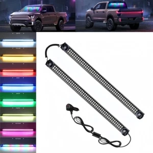 2-in-1 192 LED Emergency Strobe Light Bar Windshield Warning Flashing Lamp RGB - Bild 1 von 13