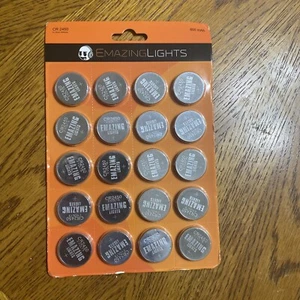 Emazinglights CR2450 Batteries 3 Volt Lithium Coin Cell 3V Button Battery (20 Pa - Picture 1 of 2