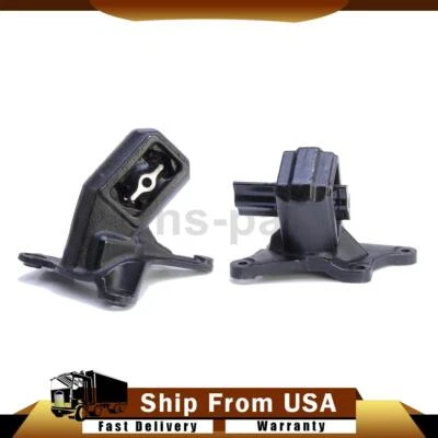 For 2007 2008 2009 2010 2011 Jeep Wrangler 3.8L Front Engine Motor Mounts 2x - Image 1 of 4