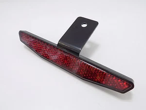 Reflektor Rückstrahler Katzenauge rot, mit Halter Yamaha Honda Suzuki Kawasaki E - Bild 1 von 2