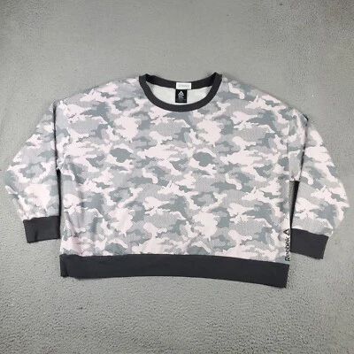 Suéter Reebok Mujer 3XL Gris Camuflaje Informal Pullover Sudadera Damas Foto 1 de 4