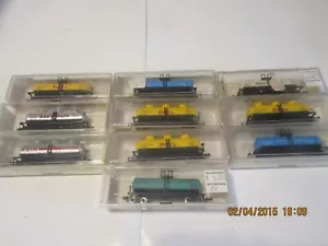 10 assorted N scale Model Power tank cars. Standard couplers. - Picture 1 of 4