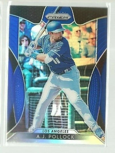 2019 Panini Prizm Prizms Blue #18 A.J. Pollock (ref 83372) - Image 1 of 1