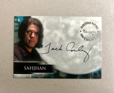 ANGEL Season 3 SAHJHAN Autograph Card A18 - INKWORKS 2002 Trading Card / Buffy