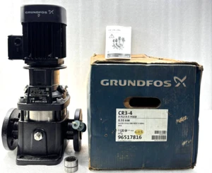 Grundfos CR 3-4 A-FGJ-A-E-HQQE 96517816 Vertikale mehrstufige Kreiselpumpe Neu - Bild 1 von 16