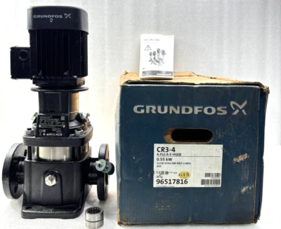 Grundfos CR 3-4 A-FGJ-A-E-HQQE 96517816 Vertical multistage centrifugal pump New - Image 1 of 4