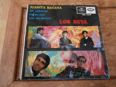 Los Beta - Jaunita Banana EP - Regal SEDL 19.509 - VG+ - Picture Sleeve - 1966 - Image 1 of 4