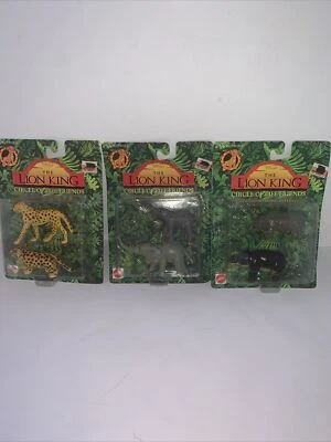 1994 Disney Mattel The Lion King Circle of Life Friends Lot of 3 Sets New Sealed - Image 1 of 4