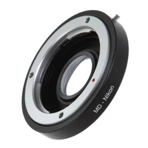 Adapter Ring For Minolta MD/MC Lens to Nikon F AI Mount Camera w/ Optical Glass - Picture 1 of 8