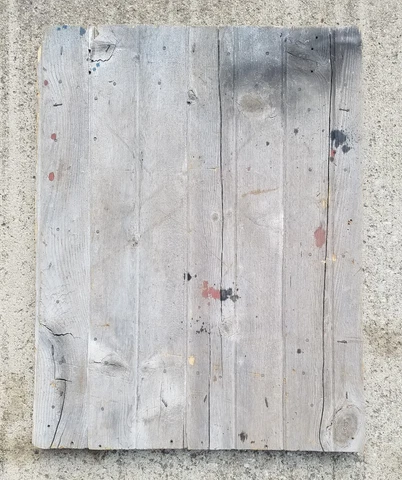 VINTAGE BARN DOOR, WOOD, ORIGINAL, SINGLE, APPROX. 39 1/2 x 30 1/2 INCHES. P221 Cover