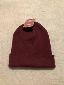 Cappello berretto unisex nuovo con etichette American Needle tinta unita bordeaux/rosso scuro sistema operativo - Foto 1 di 4