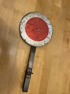 DB / ÖBB / Zugschlusstafel Zugschlussschild / Eisenbahn / Bundesbahnen / Waggon - Bild 1 von 12