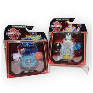 x2 Bakugan Starter Packs Mantid, Dragonoid, Trox, Bruiser, Octogan, Nillious - Picture 1 of 3