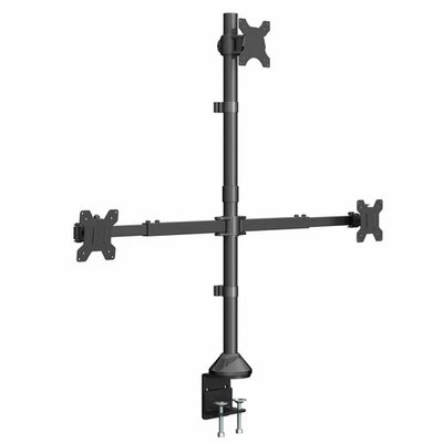 VIVO Telescoping Extra Tall Triple Ultrawide 27" to 38" Monitor Desk Mount - Image 1 of 4