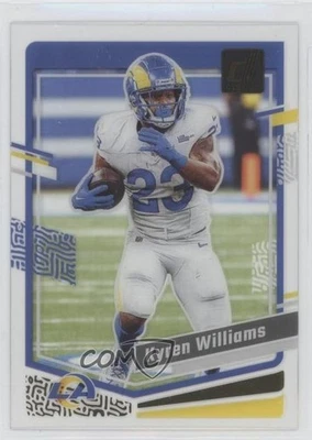 2023 Panini Clearly Donruss Gold Kyren Williams #30 - Image 1 of 2