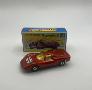 Vintage Matchbox Superfast Porsche 910 No 68 rot in OVP - Bild 1 von 12