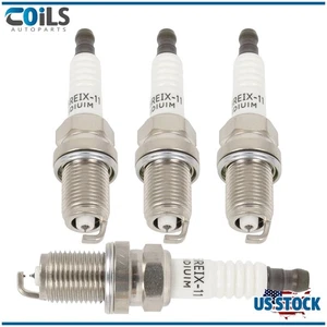 4x Double Iridium Spark Plugs For Mitsubishi Outlander PHEV L4 2.0L 2018-2020 - Picture 1 of 6