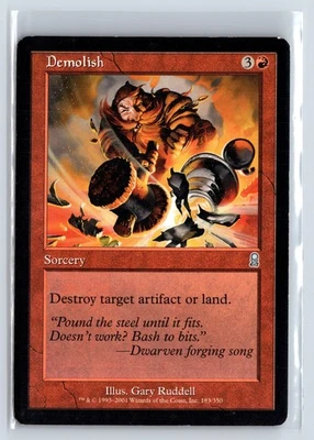 (3x) DEMOLISH - Odyssey – MTG Magic the Gathering Card - Uncommon - Image 1 of 4