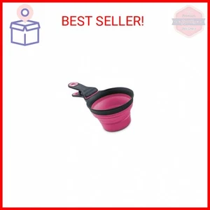 Dexas Popware for Pets Collapsible Klip Scoop, 3 in 1 Design Convenient Measurin - Picture 1 of 2