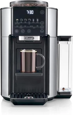 DeLonghi TrueBrew CAM51025MB Automatic Single Serve Drip Coffee Maker Grinder - Image 1 of 4