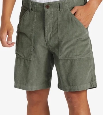 Pantalones cortos de pana de surf Quiksilver para hombre talla 29 nuevos con etiquetas Foto 1 de 4