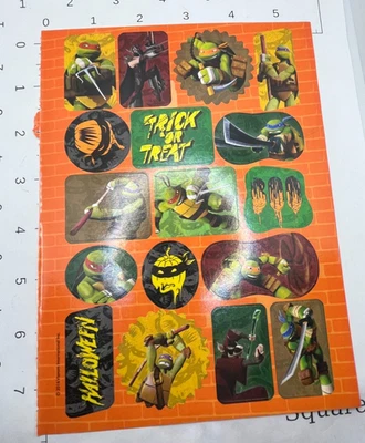TMNT Teenage mutant ninja turtles halloween sticker sheet - Image 1 of 2