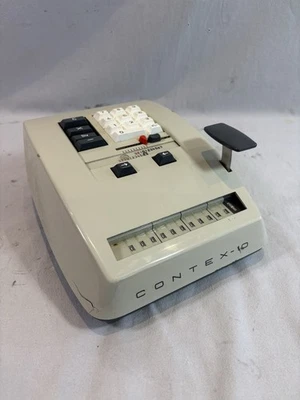 Machine à Calculer Mécanique Vintage CONTEXT-10 - Photo 1/4