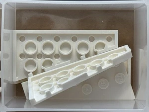 LEGO Parts - White Wedge, Plate 6 x 3 Left - No 54384 - QTY 5 - Picture 1 of 1