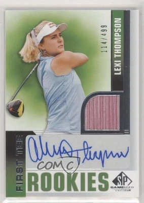 2021 SP Game Used First Tee Level 1 114/499 Lexi Thompson Rookie Relic Auto RC - Image 1 of 3