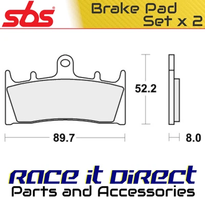 Brake Pads for SUZUKI TL 1000 R 1998-2001 Front Street SBS - Image 1 of 4