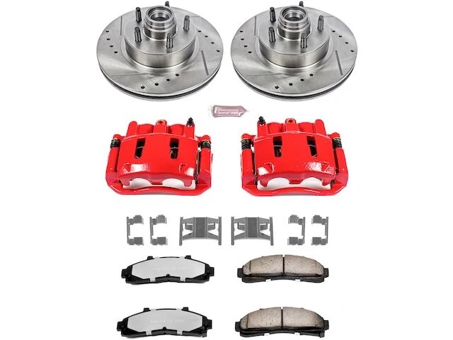 Kit de pastillas de freno delanteras y rotor para Ford Explorer 1995-2001 1996 1997 1998 BK774HN Foto 1 de 1