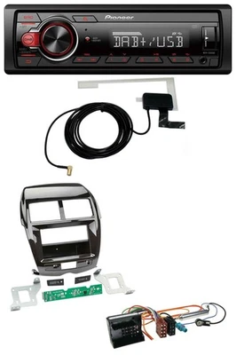 Pioneer 1DIN MP3 DAB USB AUX Autoradio für Citroen C4 Aircross Mitsubishi ASX Pe - Bild 1 von 4