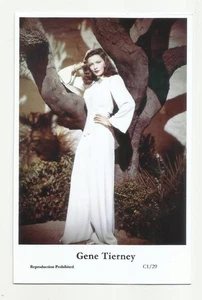 BX103) GENE TIERNEY SWIFTSURE PHOTO POSTCARD (C1/29) FILMSTAR PIN UP GLAMOR - Picture 1 of 1