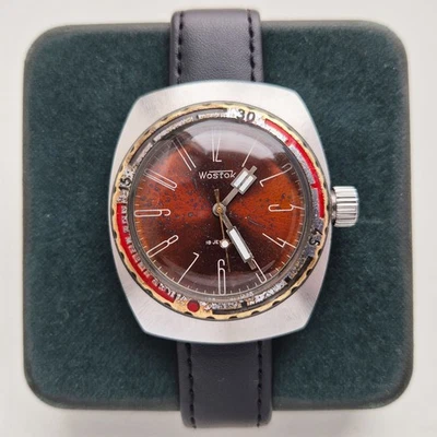 Vostok Amphibia Anfibio Boctok Wostok De Colección URSS Forma de Barril 2209 Soviético Foto 1 de 4