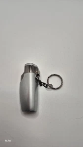 Gas Feuerzeug Schlüsselanhänger,Nachfüllbar, Grau  - Bild 1 von 5