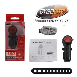 Cygolite Slingshot Bright 160 USB Rechargeable Bike Tail Light w/ flexible mount - Picture 1 of 3