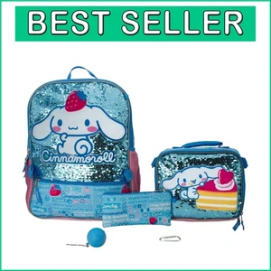 Charming Kawaii Cinnamoroll Backpack with Lunch Box – Perfect Back-to-School Set - Picture 1 of 8
