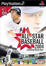 ALL-STAR BASEBALL 2004 for Sony PlayStation 2  BRAND NEW SEALED
