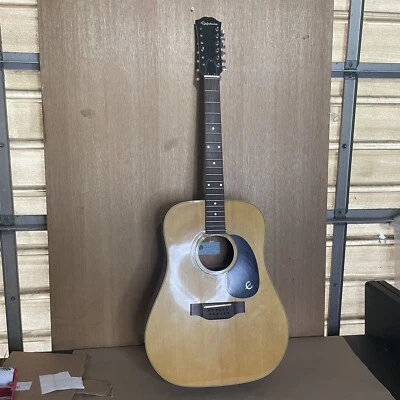 Epiphone FT 160N TEXAN-12 String VTG Acoustic Guitar **As Is Luthier Project** - Image 1 of 4
