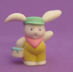 Punze Frohe Miniatur Ostern 1983 Malerhase EBO3215 Mini - Bild 1 von 3