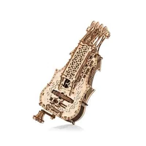 Mechanical Wood Trick wooden 3D puzzle Lyra da Vinci Self-Assembly Set - Picture 1 of 7