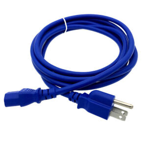 BLUE 10 FT COLOR CODE AC REPLACEMENT POWER CABLE CORD FOR SAMSUNG LG LCD TV HDTV